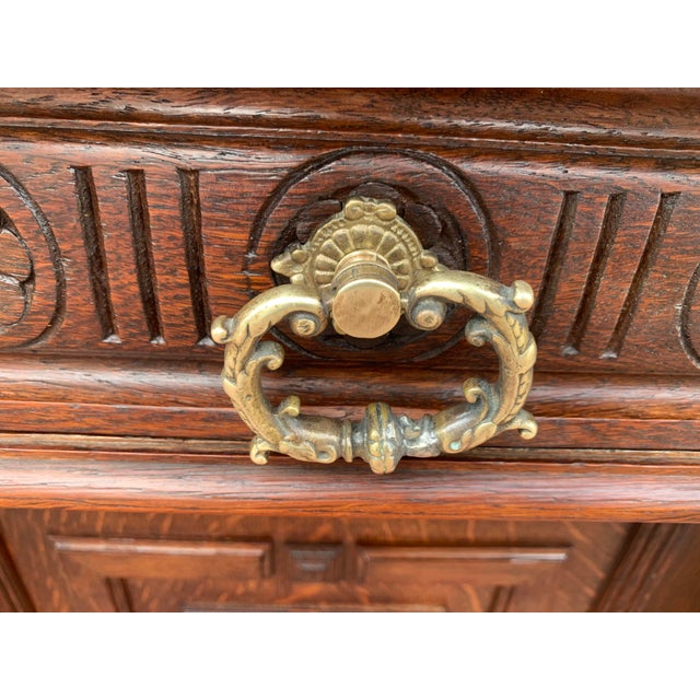 Art Nouveau Cupboard in Oak, 1900s For Sale - Image 14 of 18