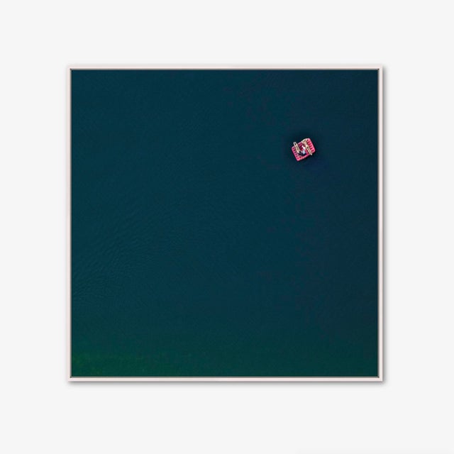Edition Aerial Views Bernhard Lang Image: „AV_SUMMER_001“ Size B: 23,5 x 23,5 inches, Captured in 2010 over the Lake of...
