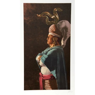 Vic Herman, "Maya Dance," Lithograph For Sale