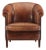 A Dutch Art Deco Style Leather Club Chair, C. 1960. For Sale