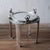 Industrial A Pair of Porthole Cover Side Tables For Sale - Image 3 of 15