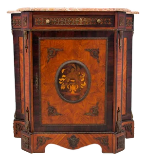 19th Century Inlaid Chest of Drawers, Italy, 1860