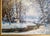 Early 20th Century American Impressionist Winter Wonderland Landscape Painting by George Young Kauffman For Sale - Image 10 of 18
