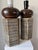 Iconic set of 2 hexagonal table lamps / lamp foots, designed by Haico Nitzsche for Søholm Stentøj Danmark in the 1970s....