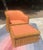 Boho Chic Vintage Wicker Lounge Chair & Ottoman Set, Michael Taylor Style With New Sunbrella Upholstery For Sale - Image 3 of 12