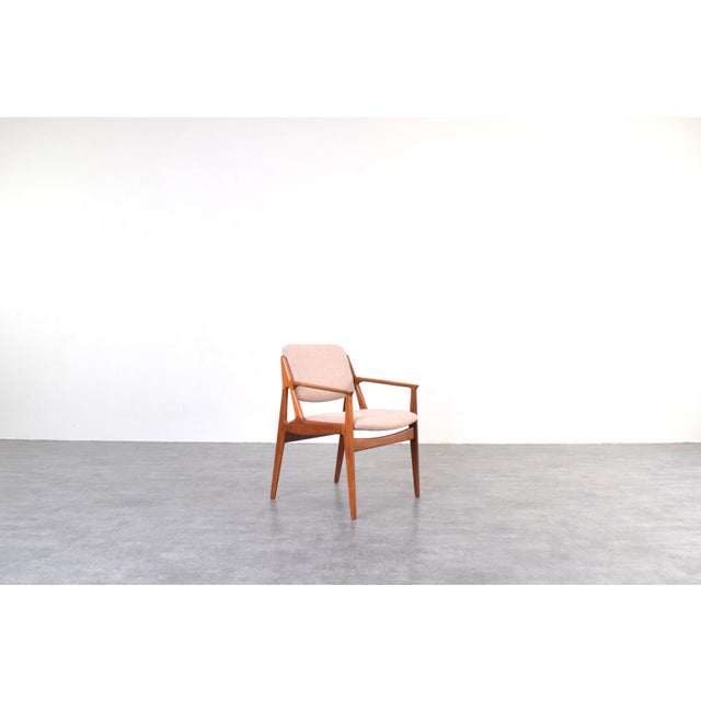 Mid-Century Modern Ella Armchair in Teak and Wool by Arne Vodder for Vamo Sønderborg, 1960s For Sale - Image 13 of 13