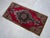 1970s Hand Made Oushak Mat Rug Distressed Small Rug Kitchen Mat Organic Wool - 1'7" X 3'4" For Sale - Image 10 of 13