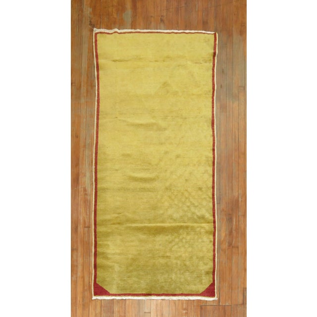 Mid 20th Century Turkish Modernist Rug, 3; - 3'10" x 7'10" For Sale - Image 10 of 10