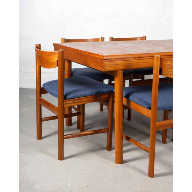 Extendable Dining Set in Teak by White and Newton, 1960s, Set of 7 For Sale - Image 12 of 18