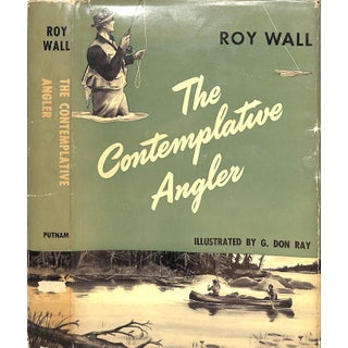 "The Contemplative Angler" Book 1948 Wall, Roy For Sale
