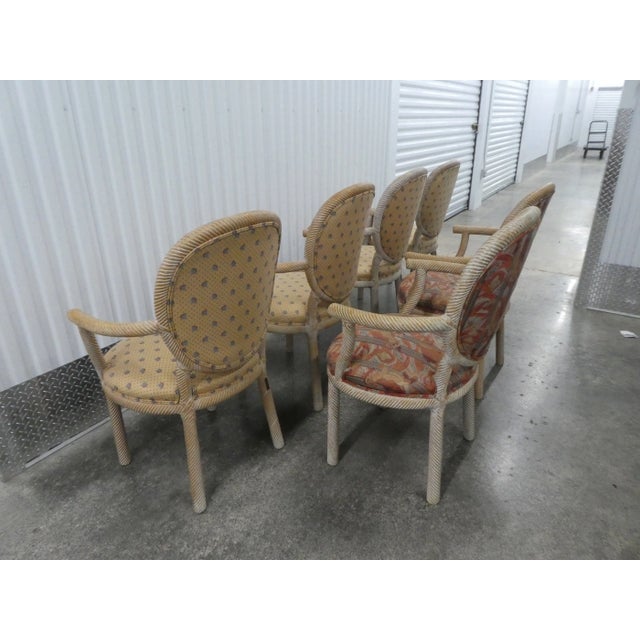 1970s Vintage Signed Italian Marcello Mioni Dining Chairs - Set of 6 For Sale - Image 12 of 13