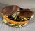 Wood Vintage Handcrafted Wooden Black Lacquer & Bamboo Salad Serving Set - 6 pcs For Sale - Image 7 of 12