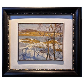 Leonid Vaichilia, Shadows of Spring, 1968, Oil on Canvas For Sale