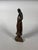 Saint Francis of Assisi, Italian work from the late 17th century, dark wood sculpture, Height 31 cm