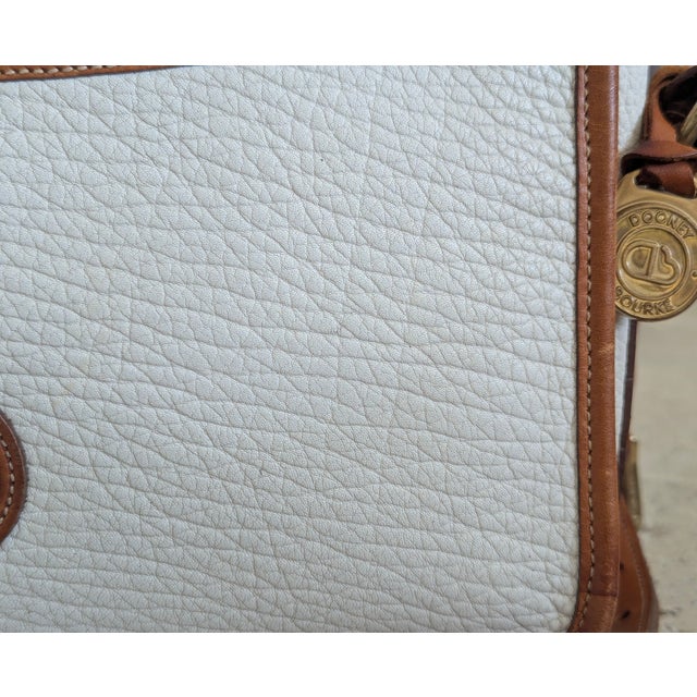 Animal Skin Classic Dooney and Burke Equestrian Shoulder Bag For Sale - Image 7 of 7