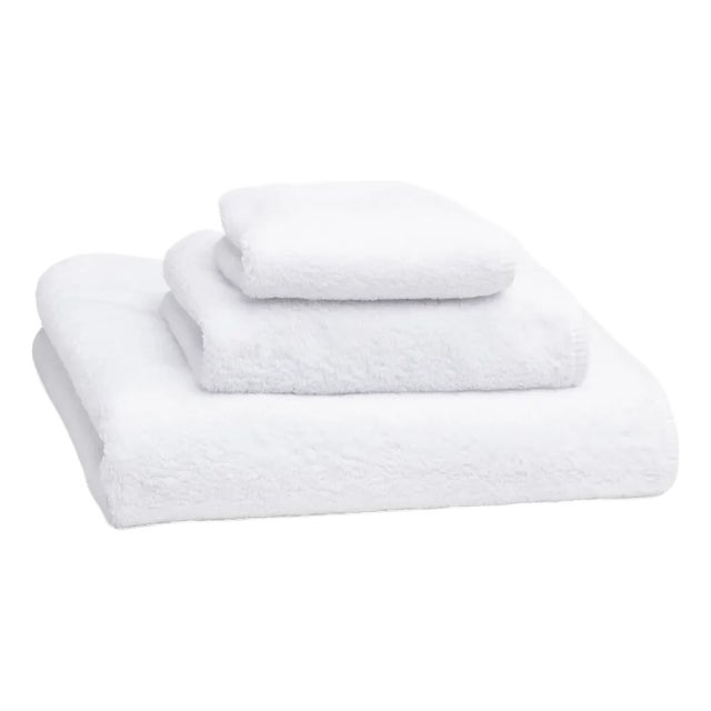 Prestige Garment Washed Bath Towel, White For Sale