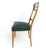 A green, vintage Mid-Century Modern Italian set of 3 green, stylish Italian chairs in good condition. Original leather...