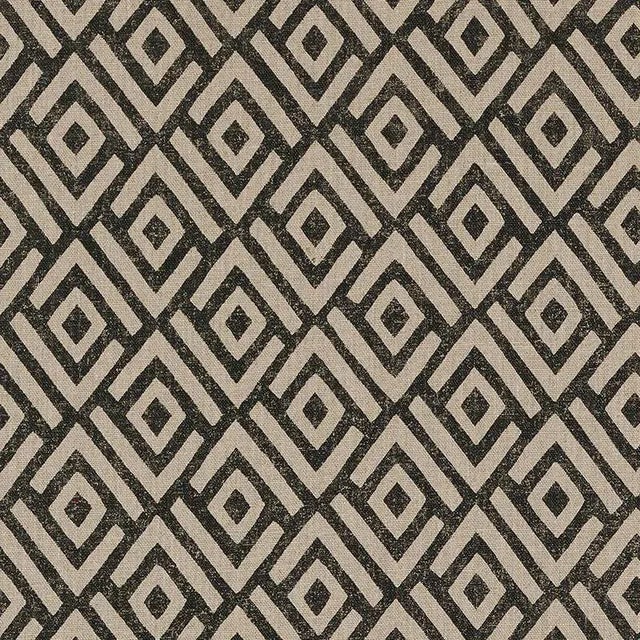 Hand-painted by our Schumacher design director, this printed geometric has an intentionally faded quality that gives it an...