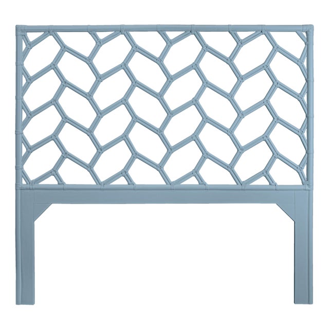 Silas Headboard Queen - Pool Blue For Sale