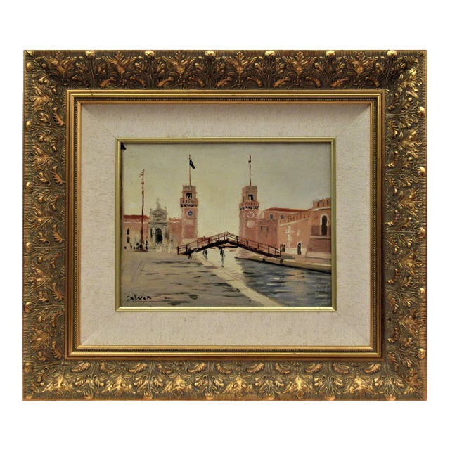 Francois Salvat, Entree de l'Arsenal, Pont de Bois For Sale