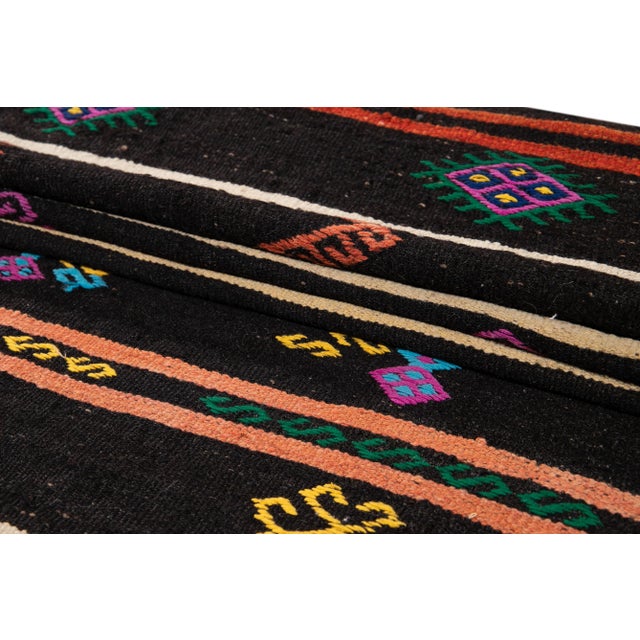 Vintage Kilim Wool Runner For Sale In New York - Image 6 of 13