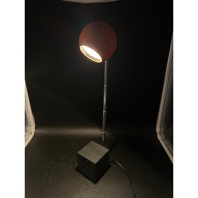 Black Telescopic Lamp by Micheal Lax for Lightolier Lytegem, USA, 1960s For Sale - Image 8 of 11