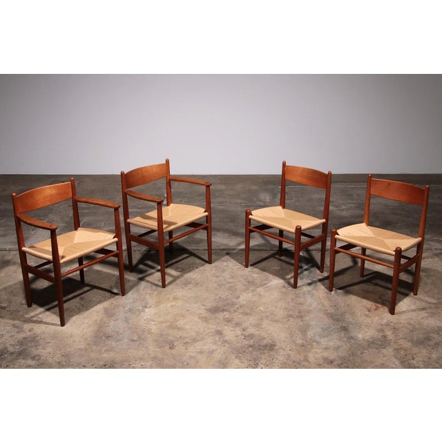Mid-Century Modern Dining Chairs by Hans Wegner for Carl Hansen & Søn, Denmark, 1960s, Set of 4 For Sale - Image 3 of 16