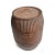 Rustic Vintage India Iron Grain Barrel For Sale - Image 3 of 6