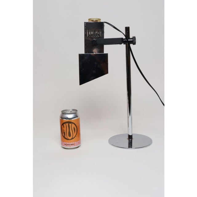 Vintage Koch & Lowy Chrome Adjustable Task / Table Lamp With Articulating Shade For Sale - Image 9 of 17