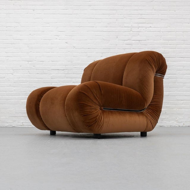 Metal Velasquez Lounge Chair by Rino Maturi for Mimo Padova, 1970s For Sale - Image 7 of 16