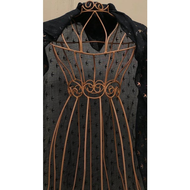 Pink Art Deco Wire Work Shop Display Mannequin, 1940s For Sale - Image 8 of 11