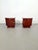 Art Deco Bedside Tables in Wood with Glass Tops, 1930s, Set of 2 For Sale - Image 4 of 12