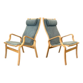 Finn Østergaard Lounge Chairs, Denmark, 1960s, Attributed For Sale