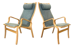 Finn Østergaard Lounge Chairs, Denmark, 1960s, Attributed