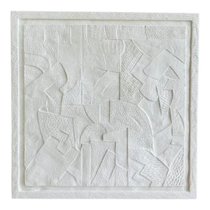 Cubist Relief Plaster Painting