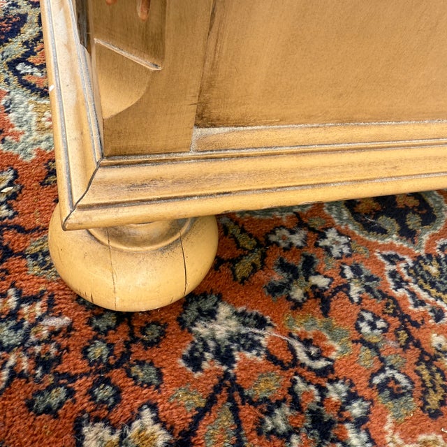 Mid 20th Century Drexel Country Farmhouse Paint Decorated Highboy Dresser For Sale - Image 17 of 18