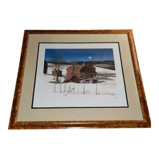 Bob Timberlake "Ray's Moon" Lithograph Print, Framed, Signed & Numbered For Sale