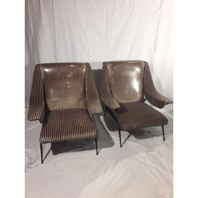 1950s Set of Mid-Century Lounge Chairs For Sale - Image 5 of 5