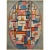 1950s 1958 After Piet Mondrian "Color Squares in Oval" Vintage Full-Color Print From England For Sale - Image 5 of 7