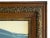 Blue "High Water" Abstract Painting in Antique Frame, Seascape Painting Transitional Wall Art by JTS For Sale - Image 8 of 11