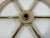 Six Spoke Solid Brass Yacht Wheel For Sale In Boston - Image 6 of 9