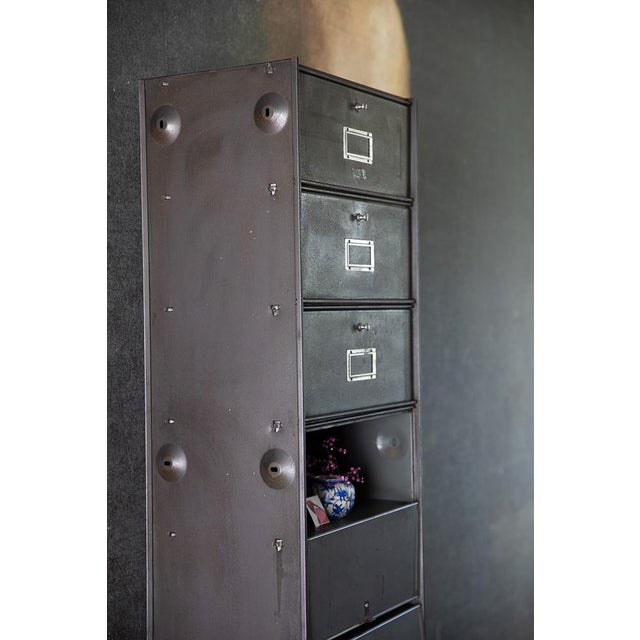 1950s Metal Cabinet with Flap from Roneo, 1950s For Sale - Image 5 of 10