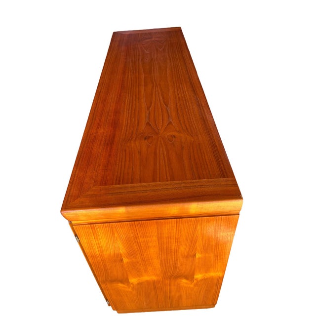 Skovby Møbelfabrik A/S 1970s Skovby Modern Danish Teak Sideboard or Bar Cart For Sale - Image 4 of 9