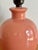 Contemporary 1970s Small Salmon Pink Ceramic Lamp For Sale - Image 3 of 6