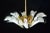 1970s Murano White Glass Petal Chandelier For Sale - Image 6 of 14