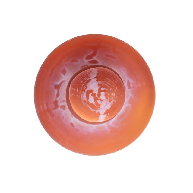 2020s Mercer Glass Capped Bottle in Tangerine- Short For Sale - Image 5 of 9