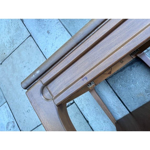1960s Mersman Mid-Century Modern Walnut Two-Tier End Tables - A Pair For Sale - Image 16 of 17