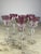 Pink Vintage Lead Crystal Glasses, 1980s, Set of 6 For Sale - Image 8 of 13