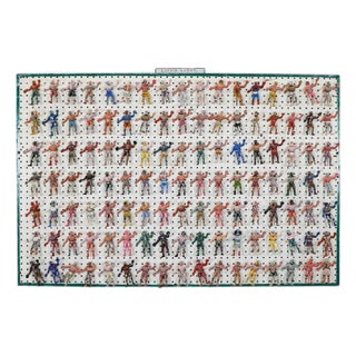 1970s Decorative Wall Panel Made with Mexican Wrestlers (Folk Art) For Sale