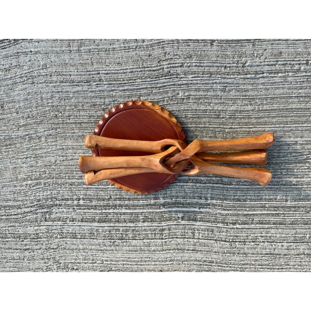 African/Tribal Tripod Folding Pedestal or Table, 1960s For Sale In Dallas - Image 6 of 9